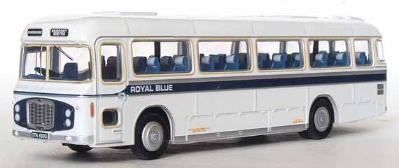 Royal Blue (Western National) Bristol RELH6L ECW coach.